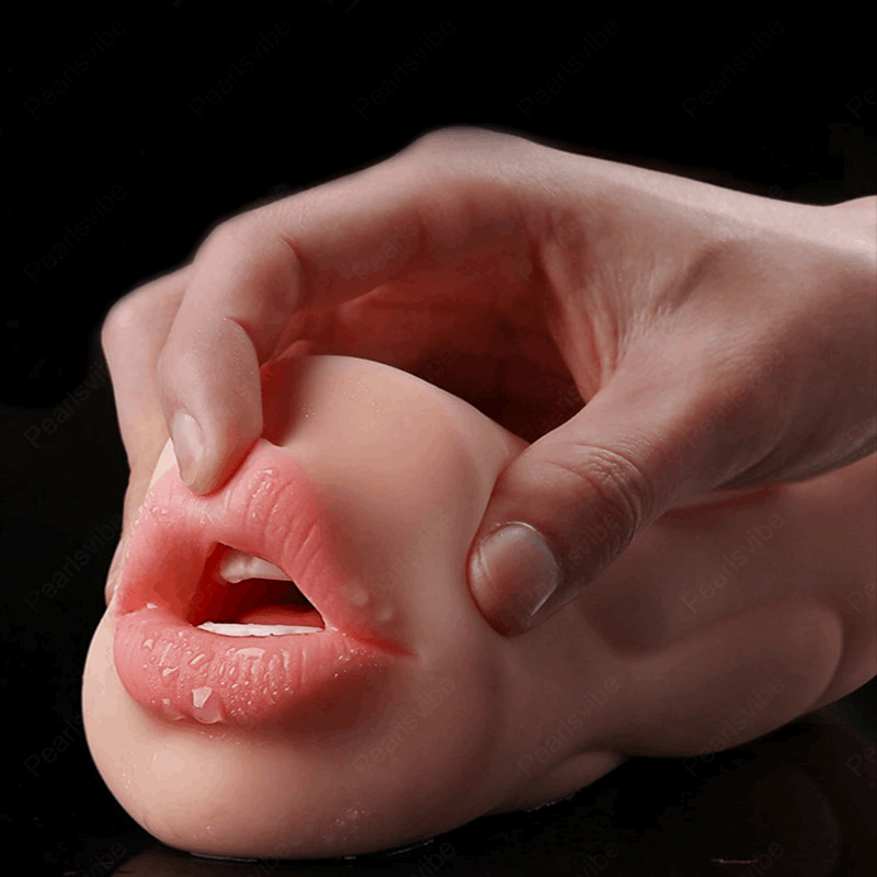 Sexeeg Double Acupoint Device Male Masturbation Device Aircraft Cup Real Channel Massage Double Head