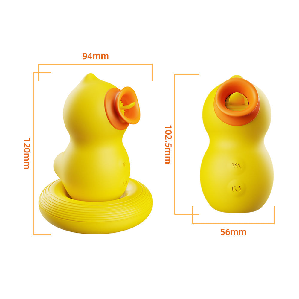 Sexeeg Duckling 7 Frequency Sucking Tongue Licking Masturbator