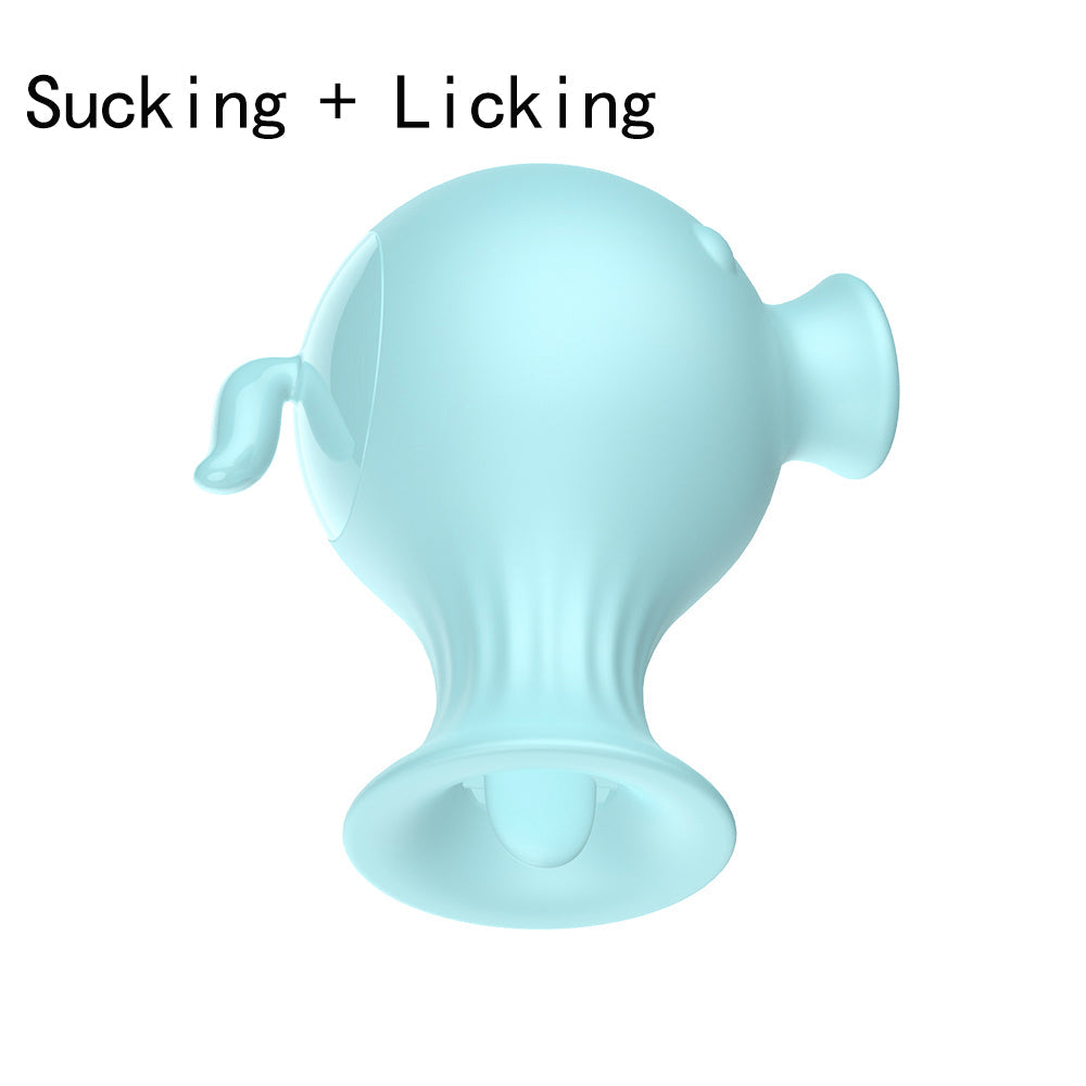 Sexeeg 7 Speed Tongue Licking Stimulator Clitoris Sucking Vibrator Vagina Nipple Sucker