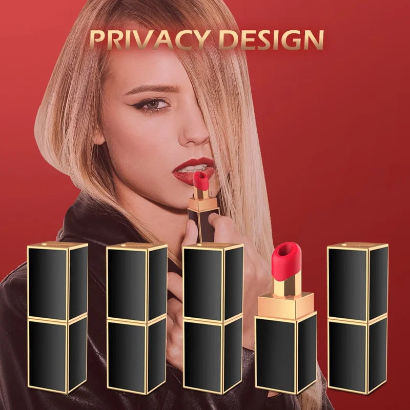 Sexeeg Lipstick Sucking Women's Masturbation Massage Toys Jumping Egg