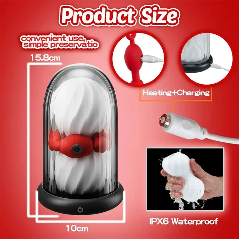 Belt Automatic Man Masturbator Vagina Realistic Masturbation Cup Pusssy Toys