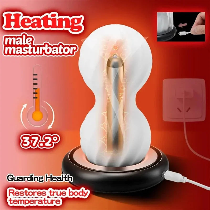 Belt Automatic Man Masturbator Vagina Realistic Masturbation Cup Pusssy Toys