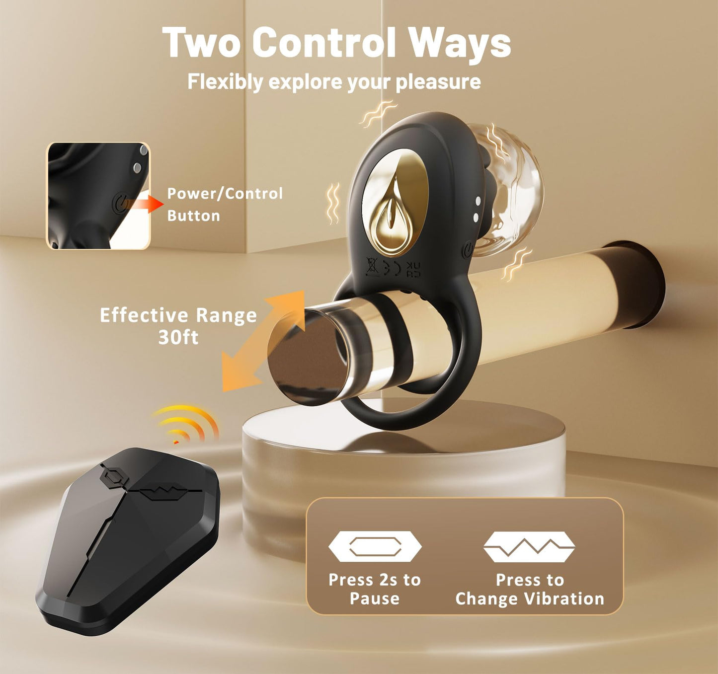 Sexeeg Rose Clitoral Stimulator Couples Sex Toys for Men Women Pleasure