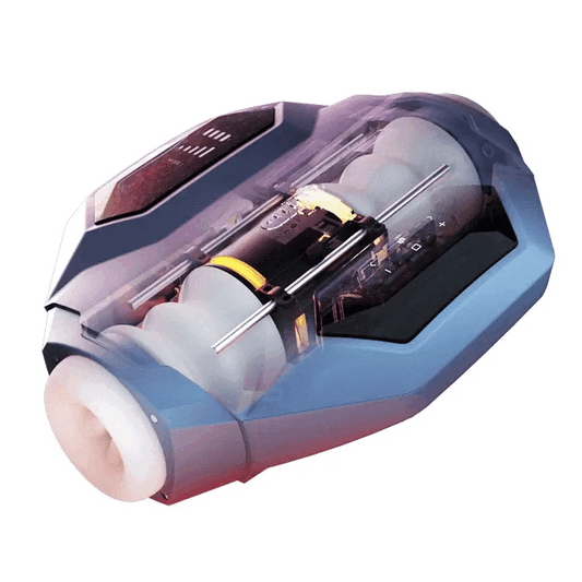 sexeeg Galaxy Battleship Telescopic & Suction Heated Men's Masturbator