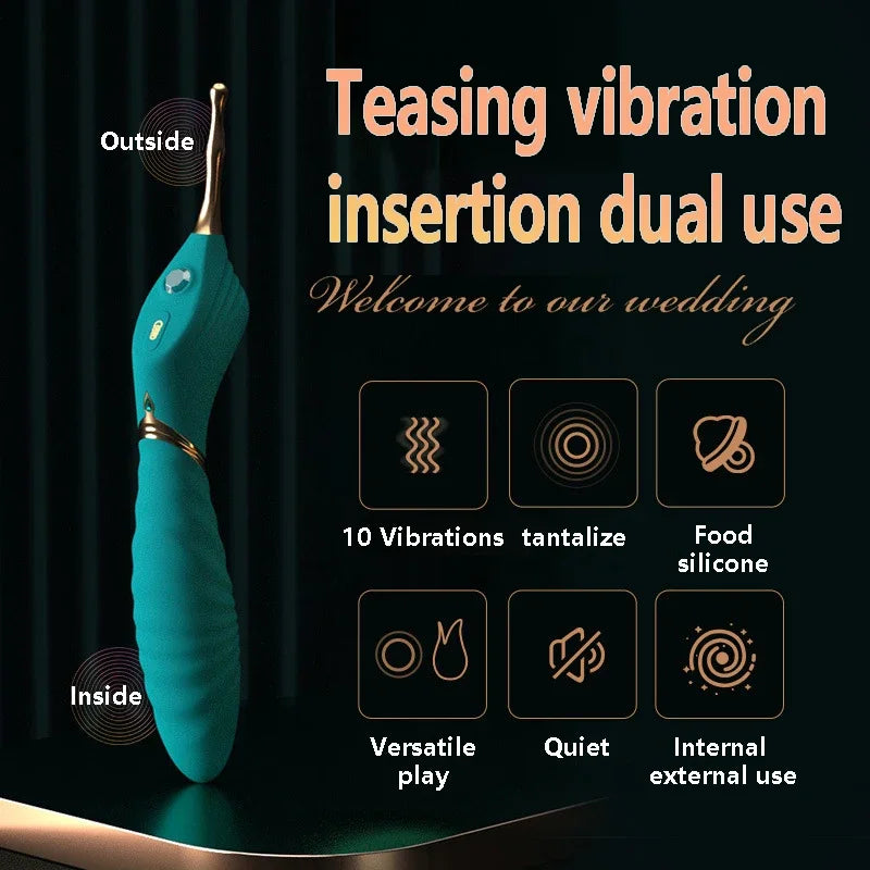 G-Spot Vibrator Clitoris Orgasm Stimulator Female Vibrating  Massage Beginners Masturbator