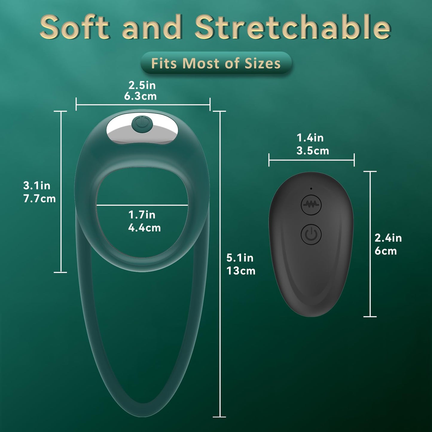 Sexeeg Rabbit Vibrating Cock Ring Adult Sex Toys with Clitoral Vibrator