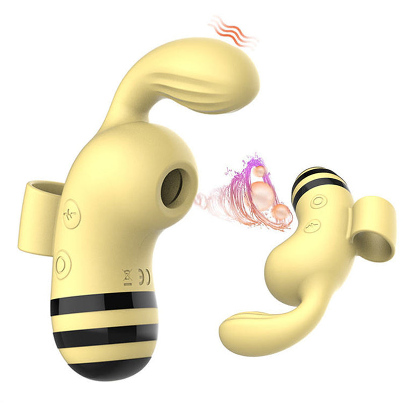 Sexeeg Finger Little Bee Strong Vibration Sucking Egg Female Masturbation