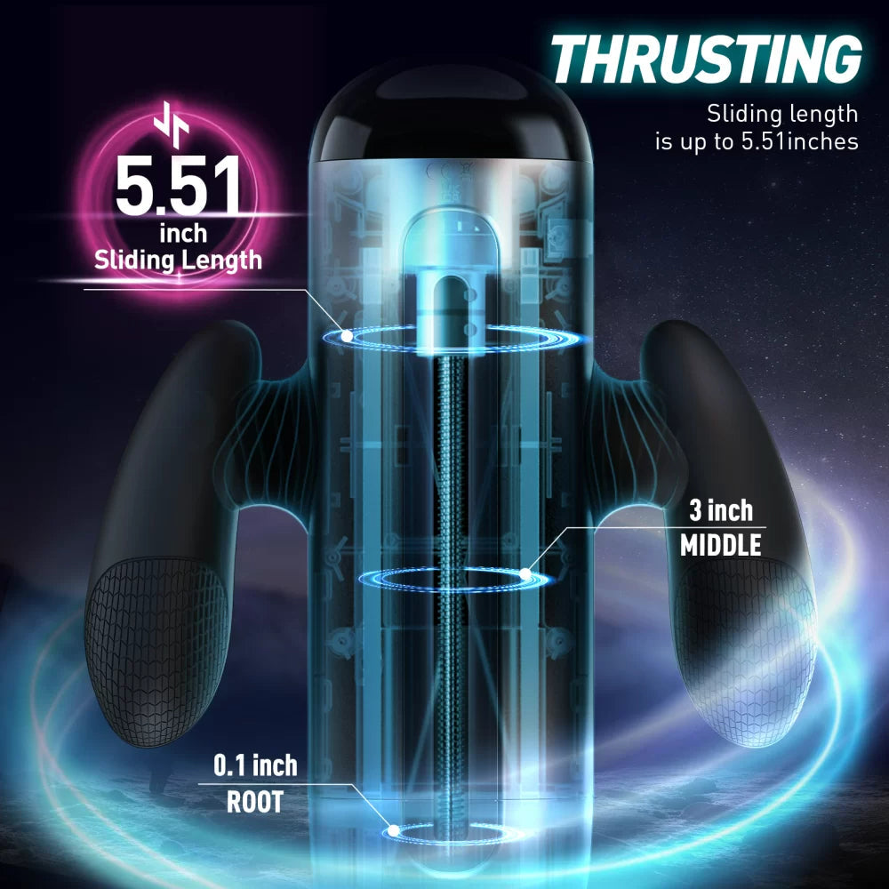 Sexeeg Gamer Stroker Sex Toy for Men 10 Speed Frequencies 10 Distance Modes