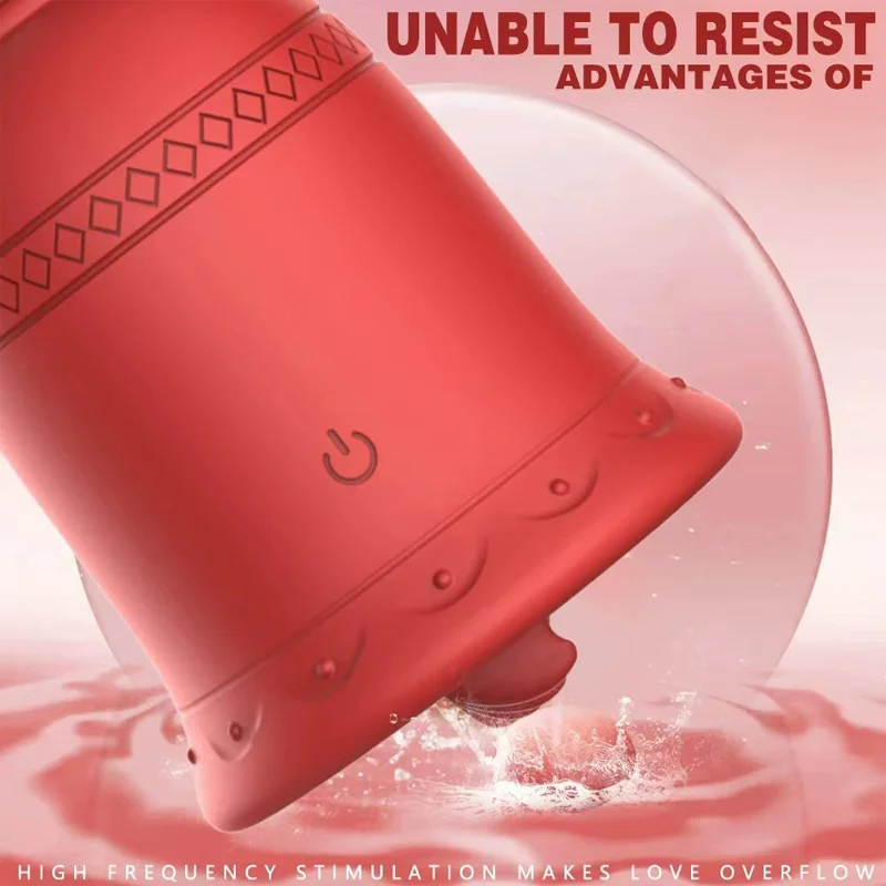 Sexeeg Christmas Tongue Licking Sucking Vibrator APP Controlled Clitoral Stimulator for Women