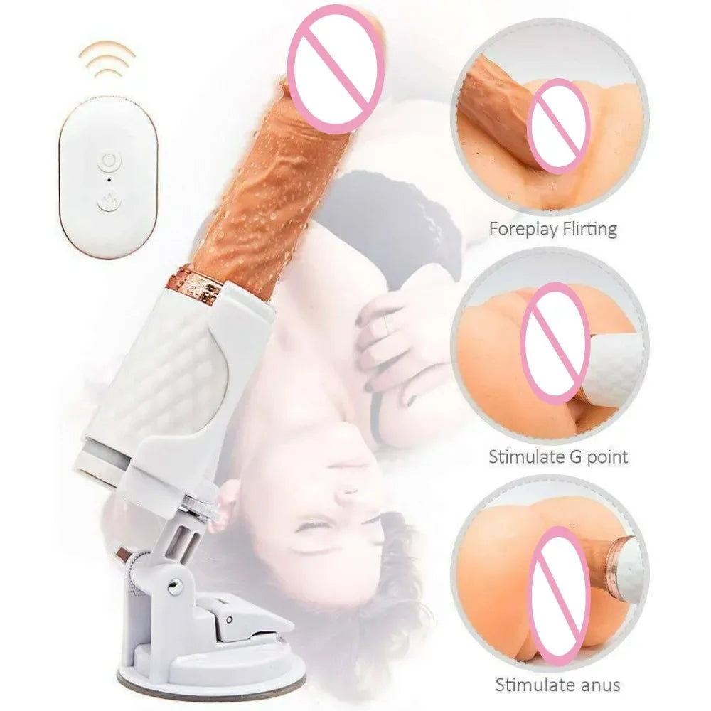 Sexeeg Automatic Telescopic Gun, Women's Vibrating Rod, Massage, Masturbation, Investment Promotion, One Piece, Issued On Behalf