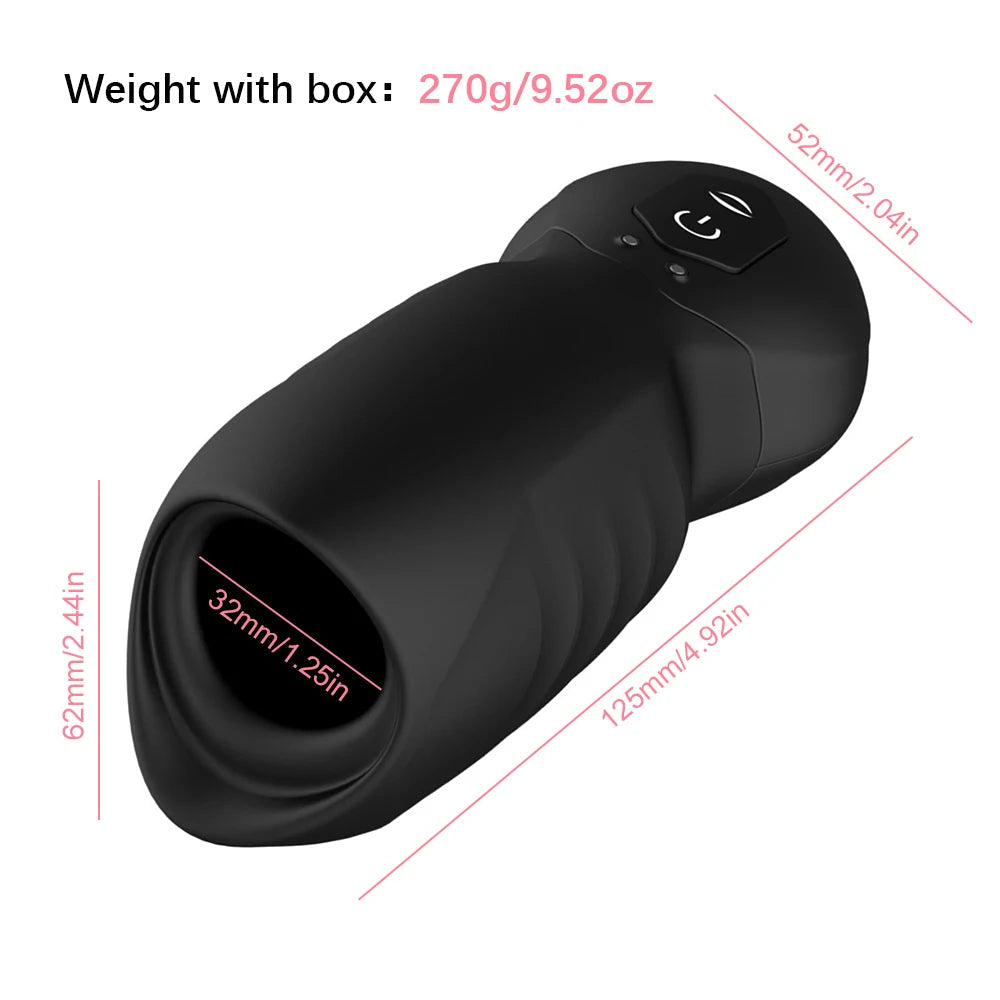 Sexeeg Dragon Suction Trainer Male Masturbator Oral Vaginal Penis Vibrator