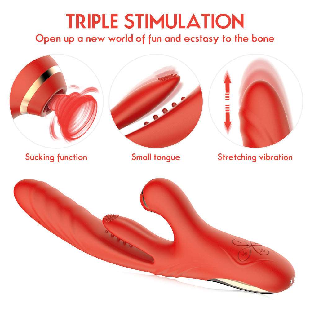 Sexeeg 7-Frequency Expansion Suction Pulsation Female Vibrator
