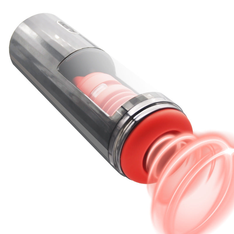 Sexeeg Fully Automatic 7 Telescopic Vibration Intelligent Male Masturbator Cup
