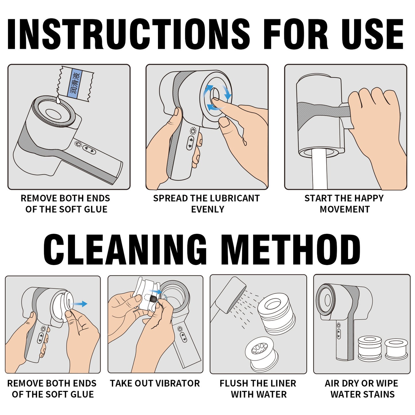 Sexeeg Thor 1st Generation Multi Frequency Telescopic Rotating Vibration Male Penis Masturbation Cup