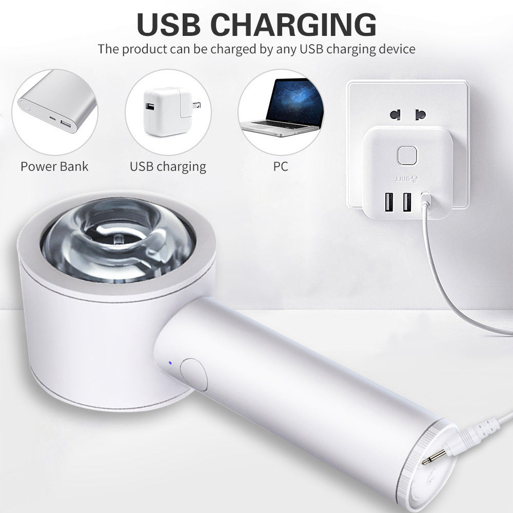 Sexeeg Intelligent 6 Frequency Telescopic Handheld Male Masturbator Hands-Free Masturbation Cups