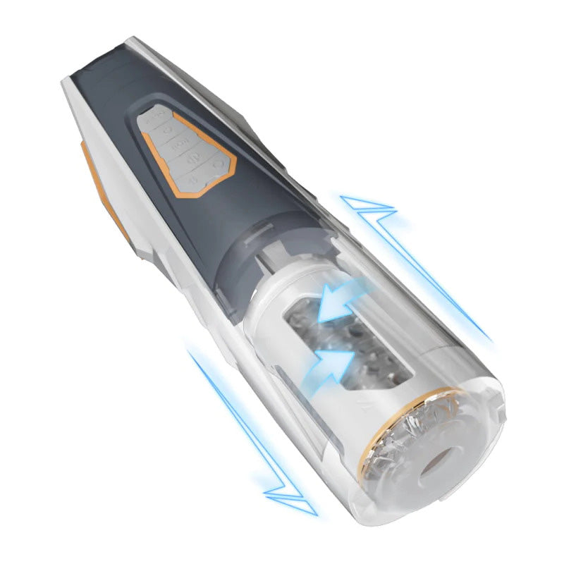 Sexeeg Automatic 4 Rotating 3 Thrusting Male Masturbator