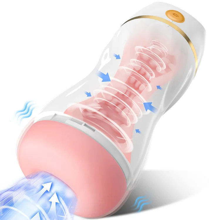 sexeeg Automatic Sucking Male Masturbators Upgraded 7 Vibration & Suction