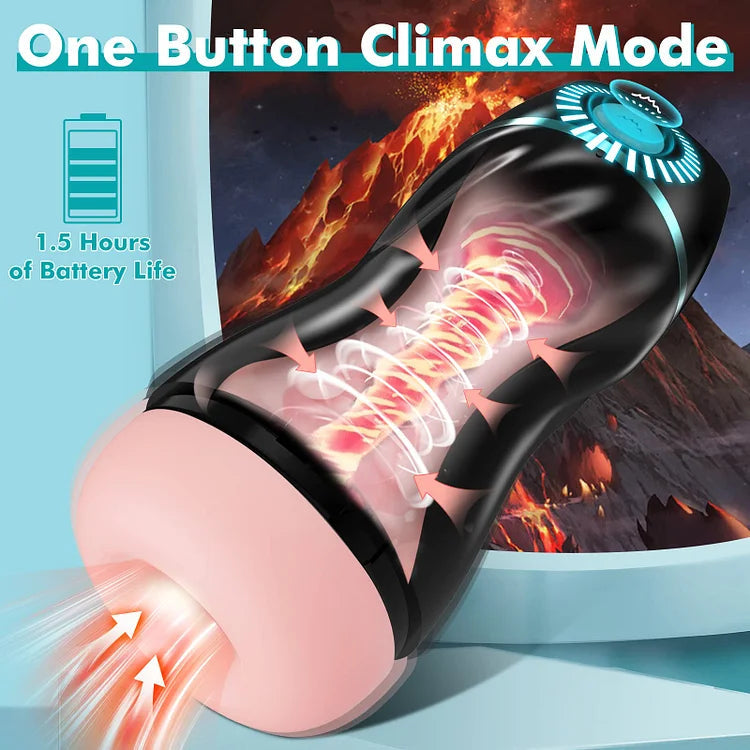 sexeeg Automatic Sucking Male Masturbators Upgraded 7 Vibration & Suction