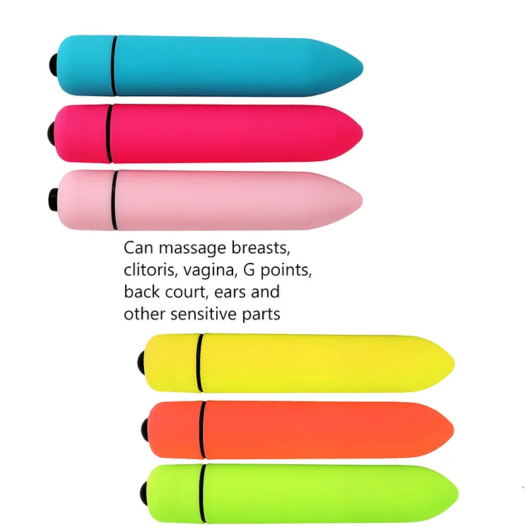 Sexeeg Fun Vibrator Mini Bullet Jump Egg Ten Frequency Vibration Tip Frosted Bullet