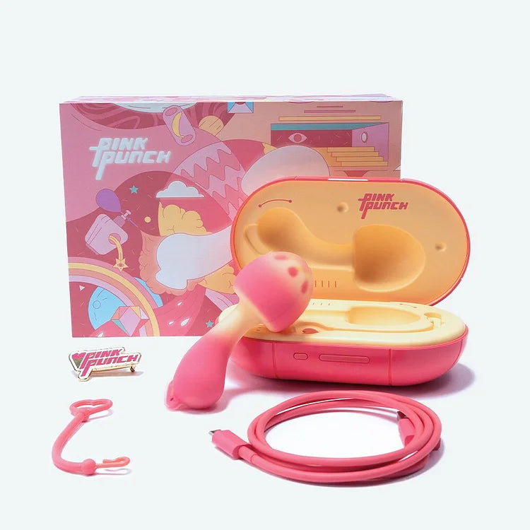 Sexeeg Sunset Mushroom Vibrator G Spot Clitoris Vibrator With Charging Warehouse