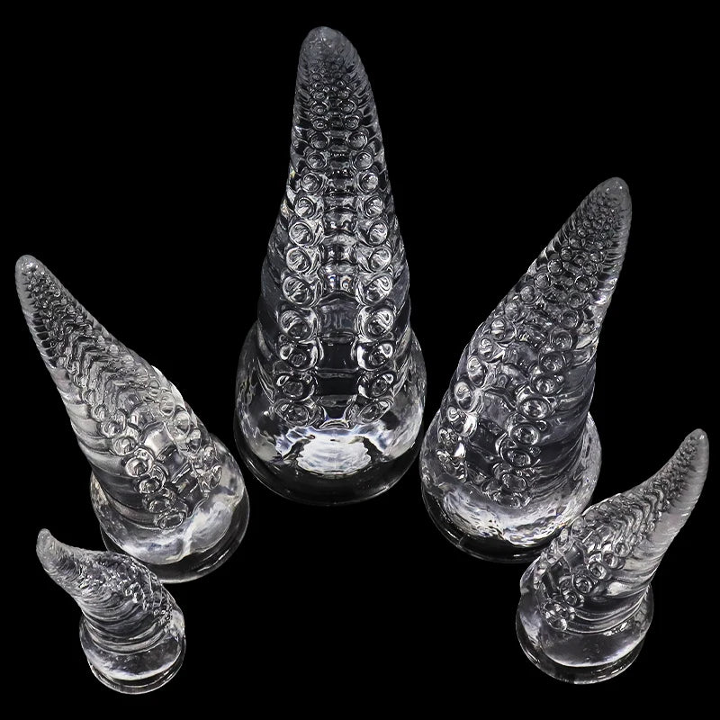 Transparent Soft Dildo Tentacles Big Anal Plug Butt Plug Adult Sex Toys