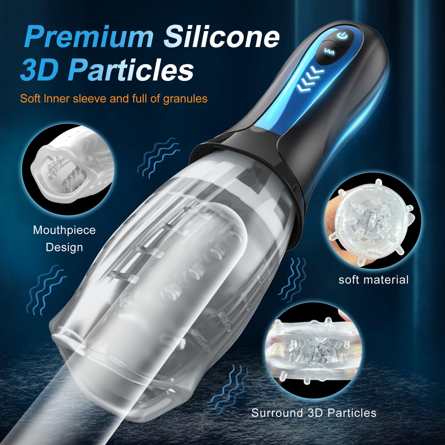 Sexeeg Gawk Gawk 6000 Pro With 5 Vibrating & 5 Rotating Modes