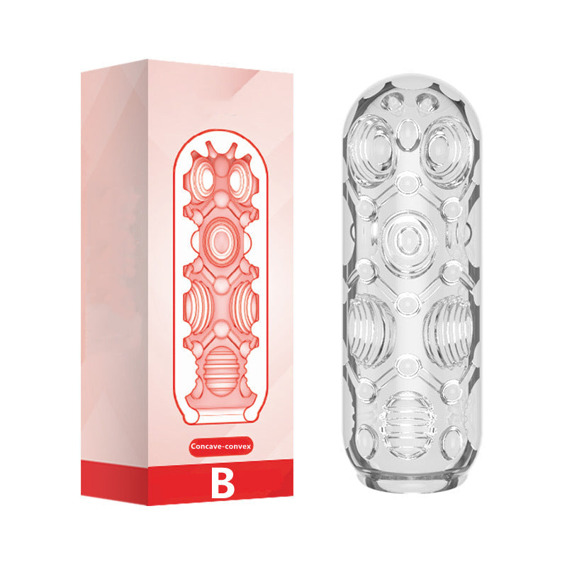 Sexeeg Aircraft Cup Men's Training Masturbation Cup Spiral Pleasure