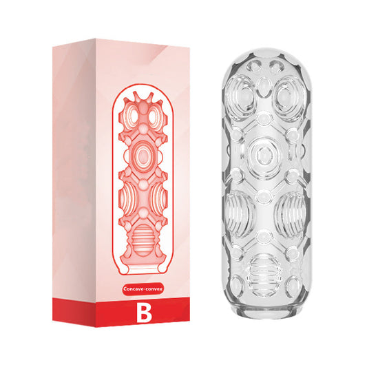 Sexeeg Aircraft Cup Men's Training Masturbation Cup Spiral Pleasure
