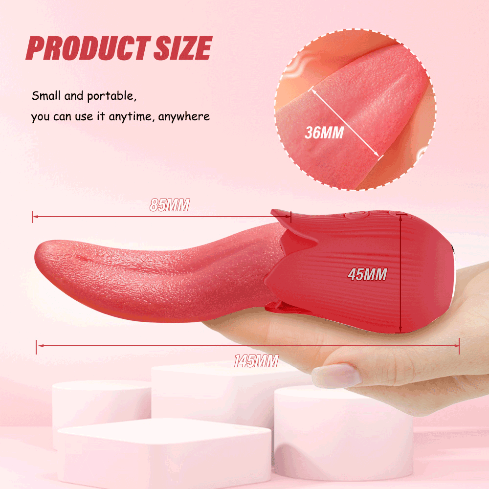 Sexeeg Upgraded Rose - 20 Frequency Tongue Licking Vibrator