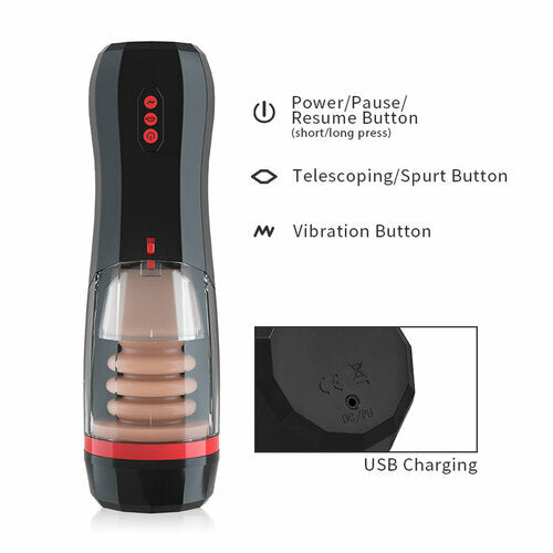 Sexeeg Climber Lifelike Automatic Sucking Male Masturbation Cup