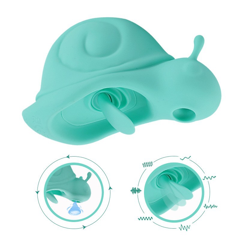 Sexeeg Snail Sucking Egg Skipping Female Masturbator Tongue Licking Vibration Three In One