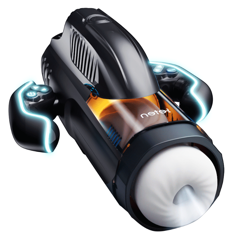Sexeeg Deluxe 10-Mode Heating Male Masturbator with USB-C Charging