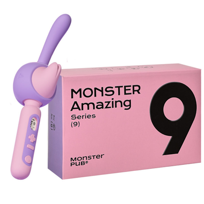 Sexeeg Monster Av Vibrating Stick 3 In 1 Stick Head Heating G- Spot Stimulator App Remote Control