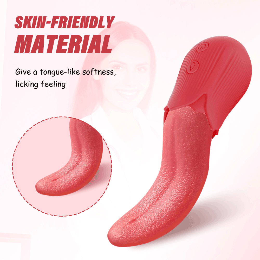 Sexeeg Upgraded Rose - 20 Frequency Tongue Licking Vibrator