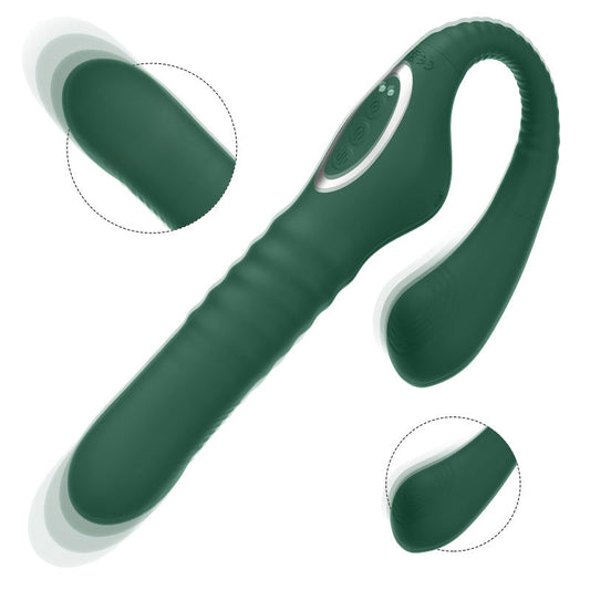 Sexeeg Thrusting Vibrators Dildo Automatic 10 Speed Telescopic Rotation 10 Speed Vibrating G-spot Clitoris Vagina Massage Sex Toy