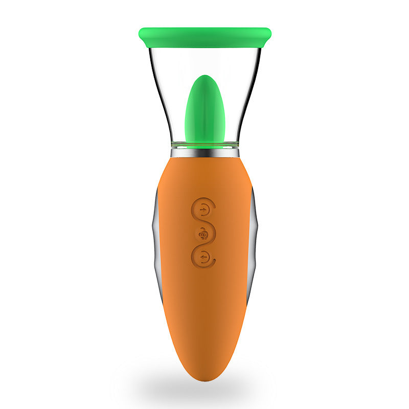 Sexeeg Carrot Vibrator Female Masturbator Vibration Av Automatic Heating Sucking Tongue Licker Pluggable