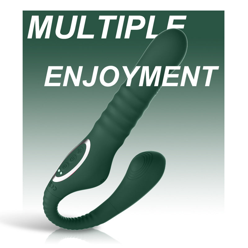 Sexeeg Thrusting Vibrators Dildo Automatic 10 Speed Telescopic Rotation 10 Speed Vibrating G-spot Clitoris Vagina Massage Sex Toy