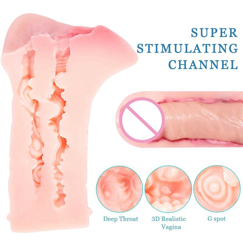 Sexeeg Men's Simulated Replica Masturbation Aircraft Cup