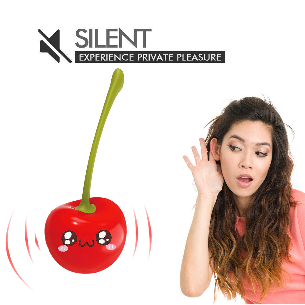 Sexeeg Vagina Balls 6 Speed Cherry Vibrator Kegel Ball Tighten Exercise Trainer for Women