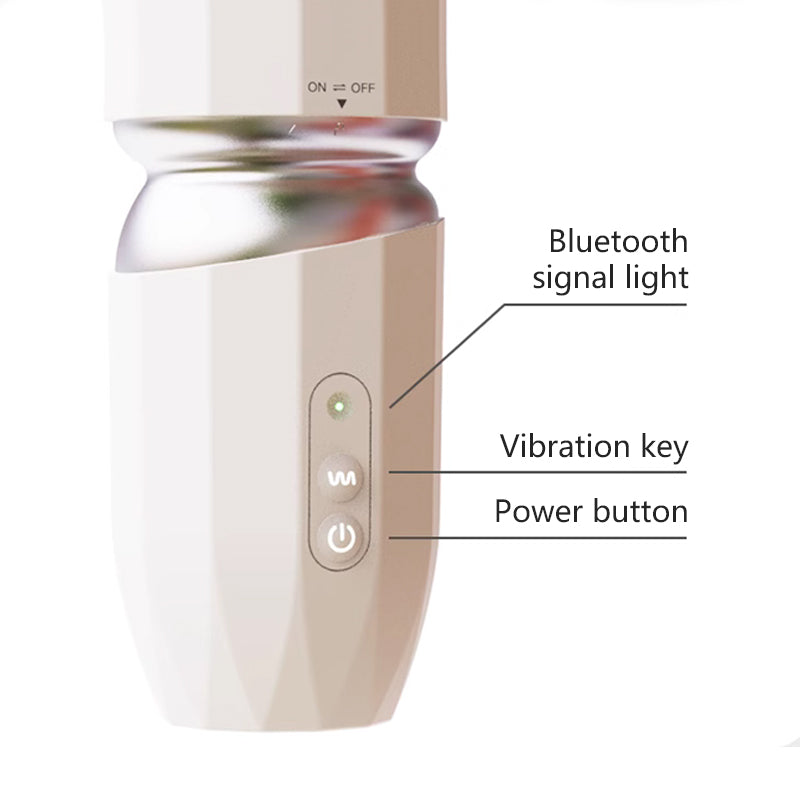 SexeegTelescopic Dildo Sex Machine App Control With Hand Free Sucker