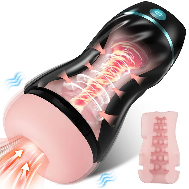 sexeeg Automatic Sucking Male Masturbators Upgraded 7 Vibration & Suction