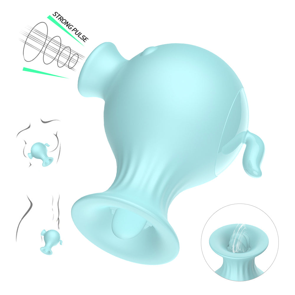 Sexeeg 7 Speed Tongue Licking Stimulator Clitoris Sucking Vibrator Vagina Nipple Sucker