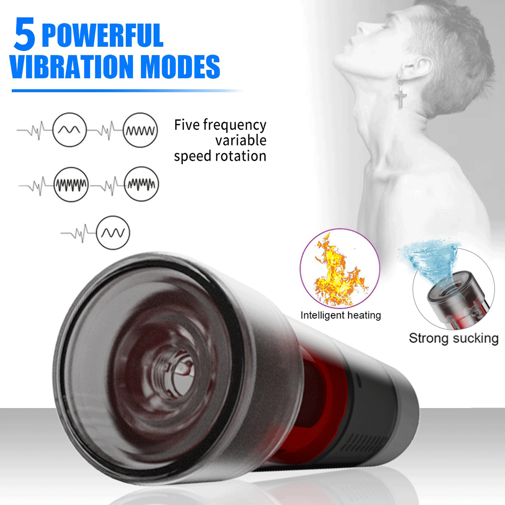 Sexeeg Male Automatic Telescopic Rotation Masturbation Cup