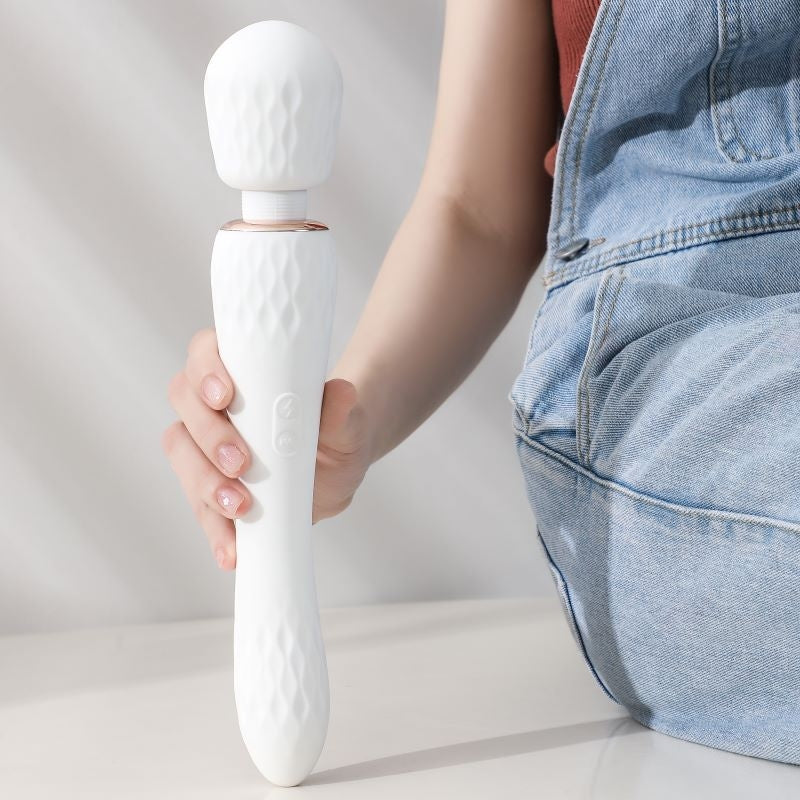 Sexeeg Strong Shock Vibration Women's Masturbation Double Head Massage Stick