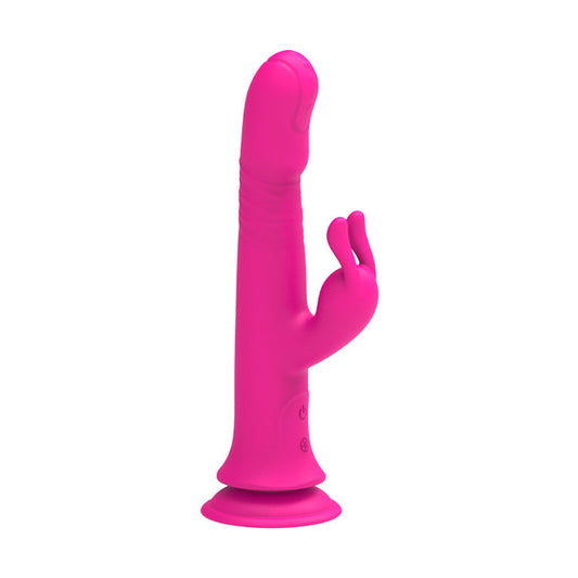 Sexeeg Rain Love Thrusting Strong Shock Rabbit Vibrator With Suction Cup