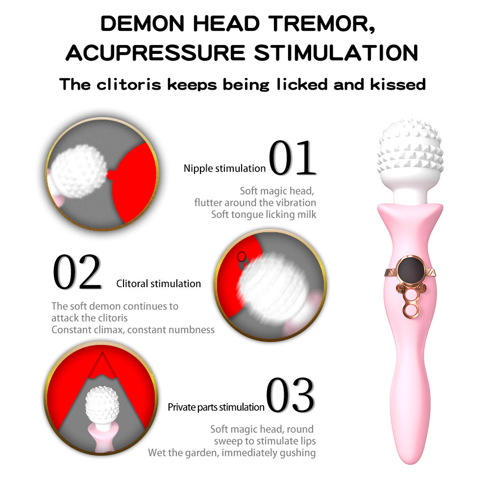 Sexeeg Female Vibrating Massage Magic Wand Masturbation Vibrator