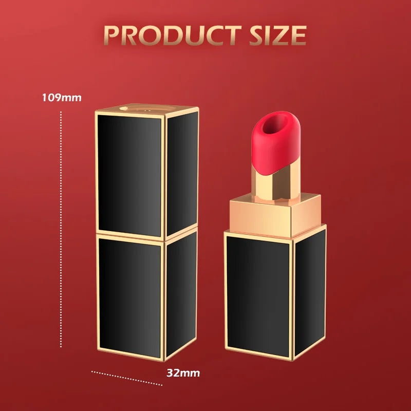 Sexeeg Lipstick Sucking Women's Masturbation Massage Toys Jumping Egg