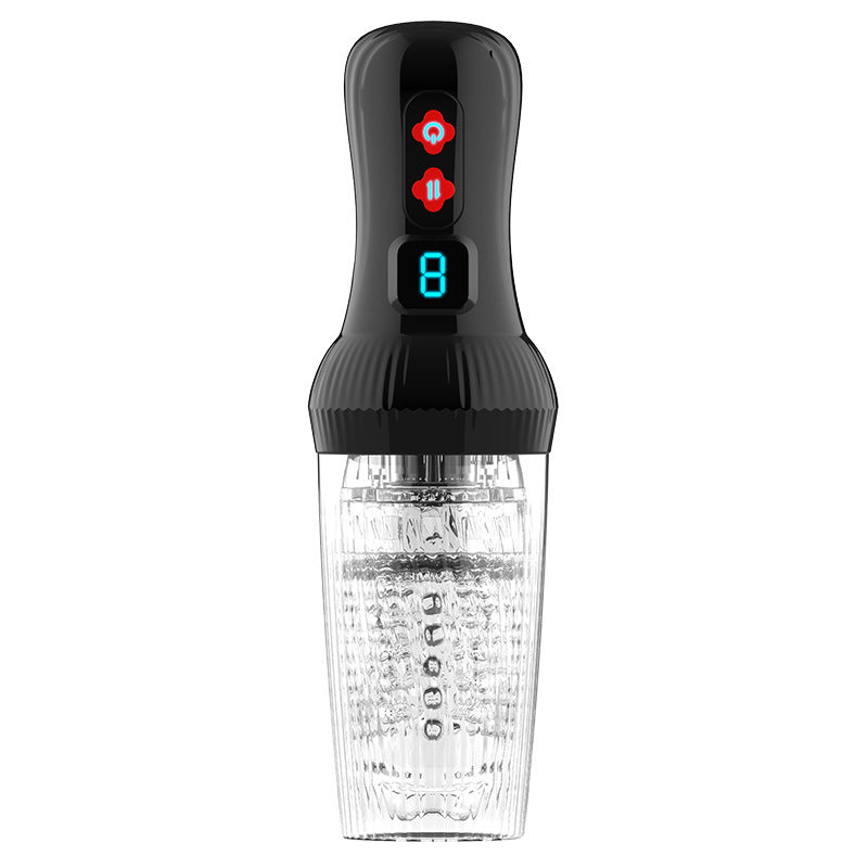 Sexeeg Gawk Gawk 6000 4.0 Version Torch 9 *9 Thrusting Rotating Penis Stroker Male Rose Toy