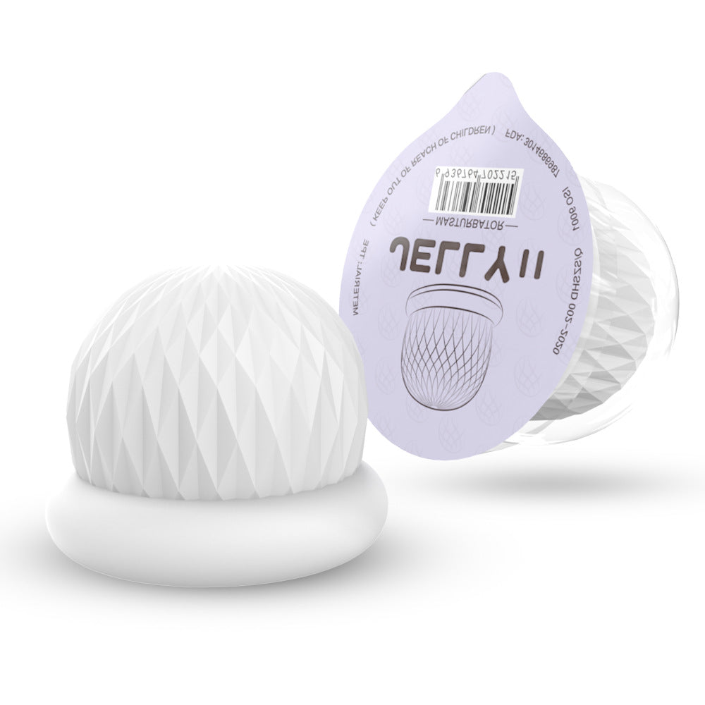Sexeeg Jelly Soft Male Masturbator Cup For Man Glans Stimulation