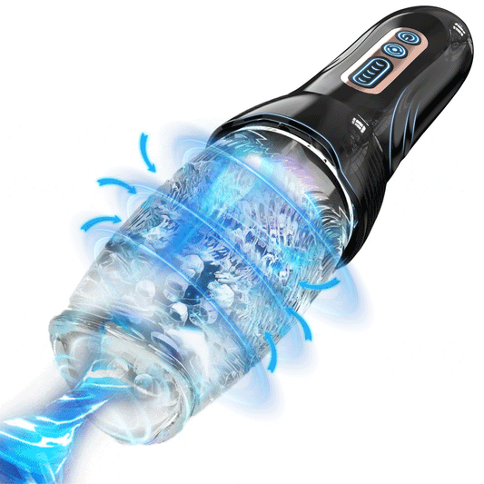 Sexeeg 3.0 Version Male Rose Thrusting Rotating And Vibrating Oral Sex Masturbation Cup